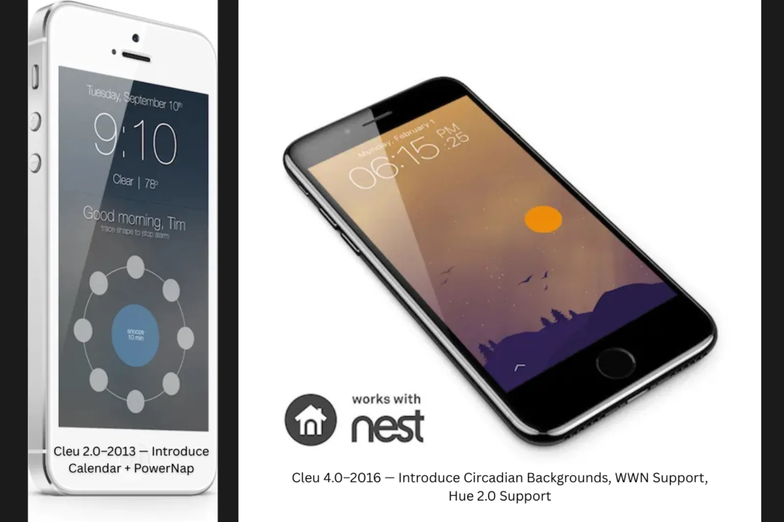 Cleu app screens